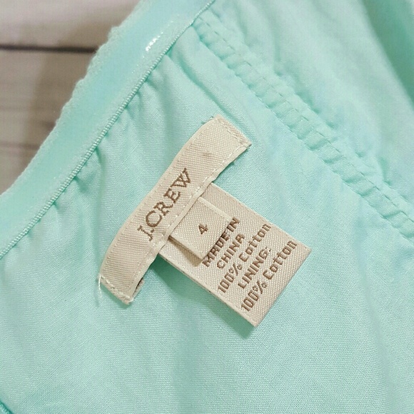 J.Crew Lorelie Strapless Cotton Beach Dress Size 4 - Picture 8 of 8